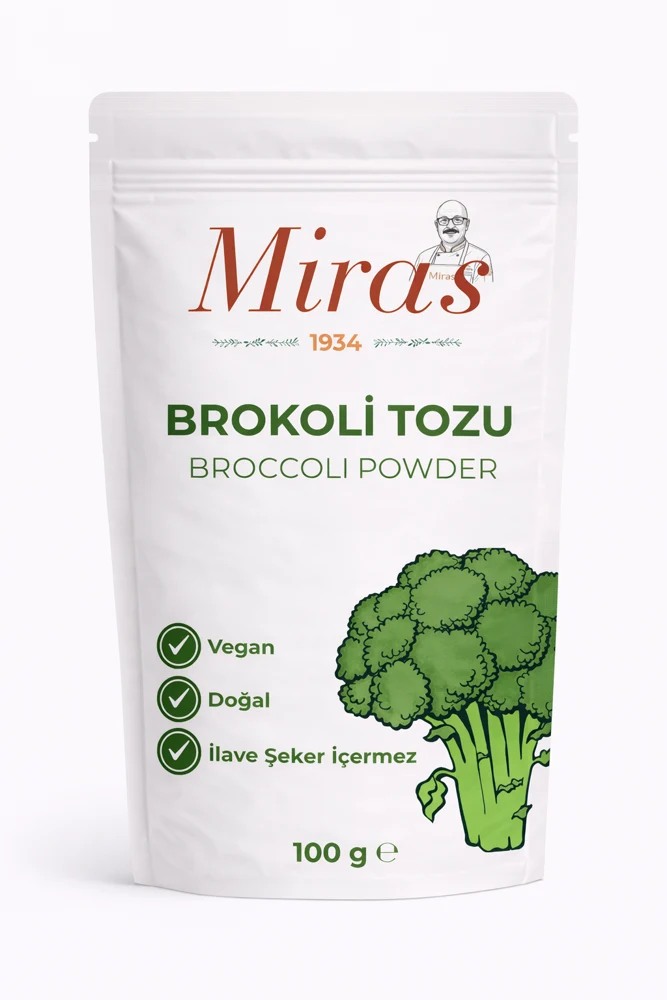 Miras 1934 Brokoli Tozu ambalajı